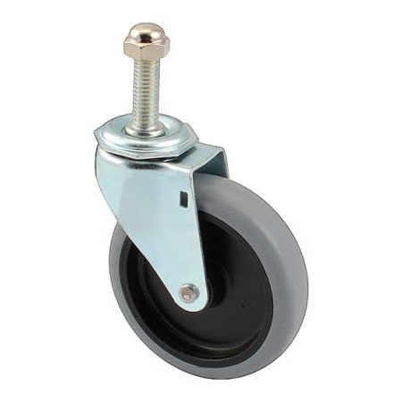 Allpoints Allpoints 1201187 Caster, Stem, 4", 1/2-13, Black For Lockwood Manufacturing Company 1201187